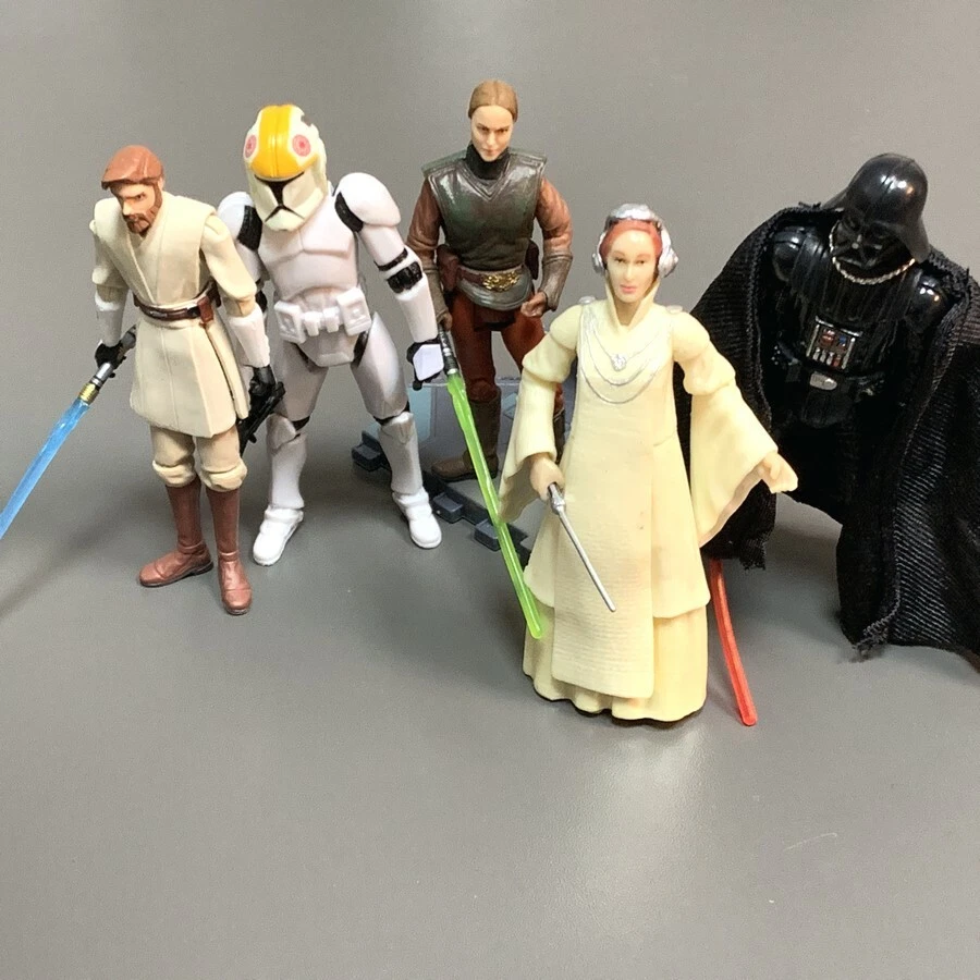 3.75" Star Wars Clone Trooper Pilot Stormtrooper Darth Vader Action Figure Toys - Image 2 of 4