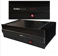 Hafler Se240 Power Amplifier; Se-240 Black 120 Watts. Tested And Works See Video