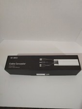 Eveo 153" Cable Concealer Cable White Matte New Open Box.