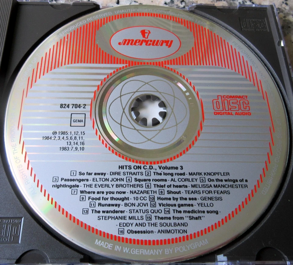 Thief Of Hearts Melissa Manchester Al Corley Bon Jovi Yello Nazareth RARE 80s CD - Imagem 2 de 2