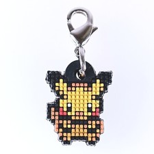 Pikachu Pokemon Center Pixel Art Charm in gomma giapponese Nintendo dal Giapp...