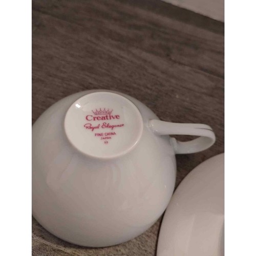 Creative Royal Elegance Fine China of Japan Cup & Saucer Set - Picture 8 of 12