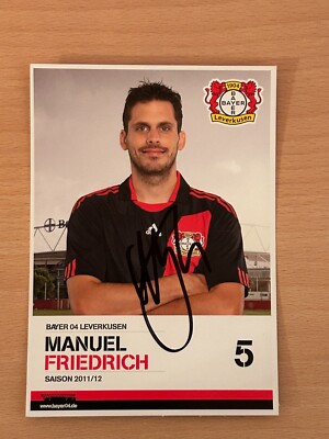 Manuel Friedrich Bayer 04 Leverkusen Autogrammkarte original signiert #S26744