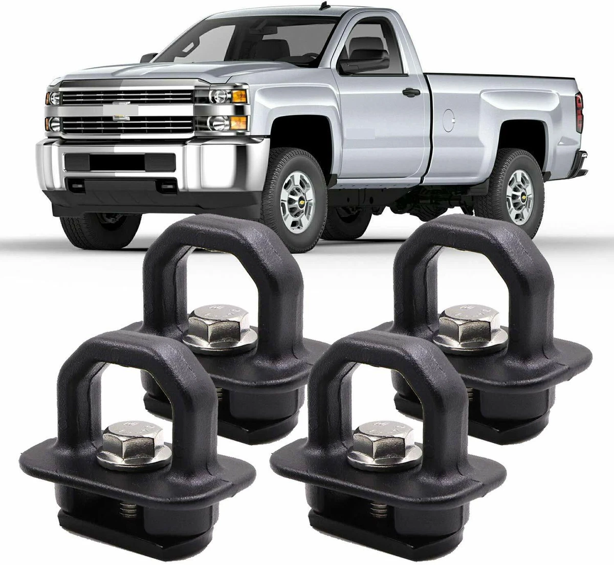 Chevy silverado tie on sale down hooks