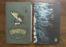 Log + Jotter  Dot Graph Notebook Set Of 2   Fresh  -  Salt   2021