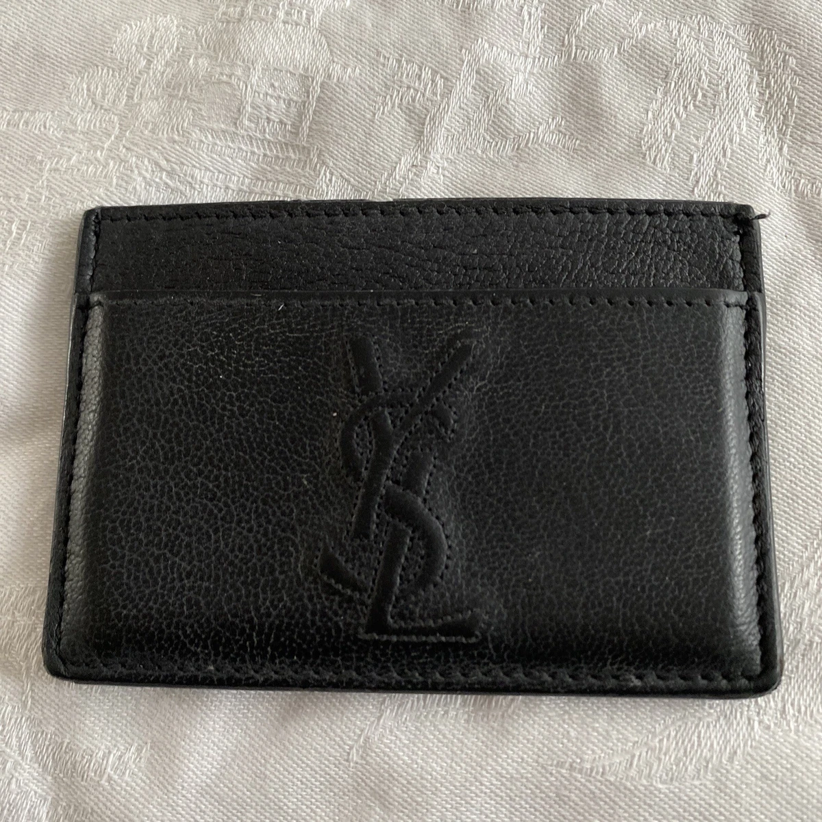 YSL cardholder with zip / receipt&carton, Luxury, Bags & Wallets