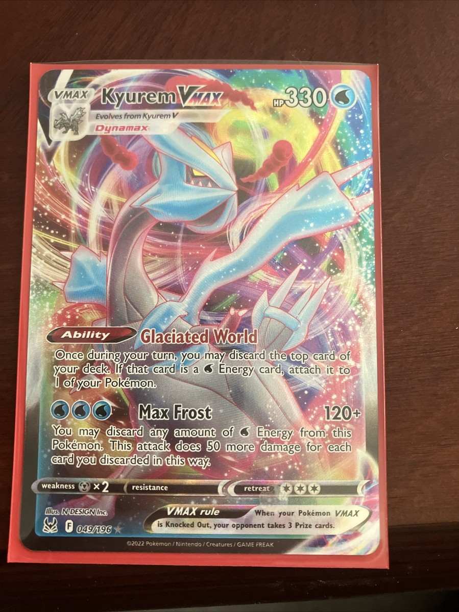 Kyurem VMAX 49/196 Ultra Rare Lost Origin Pokemon card TCG NM / MINT! | eBay