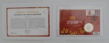 2022 Lunar Year of the Tiger £5 BU Coin & Stamp Cover