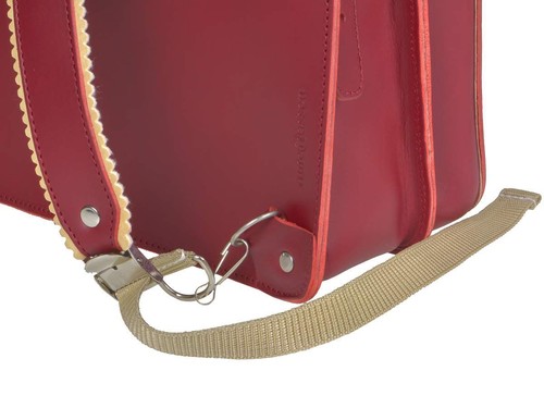 Ruitertassen Schulranzen Leder Lederranzen 40cm 2 Fächer mit Rückengurten - Bild 40 von 42