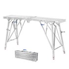 Portable Folding Scaffolding P latformWork Bench Scaffold With Adjustable Height