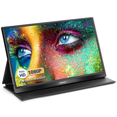  Tragbarer Monitor FHD 1080P 15,0-Zoll-Reise-Gaming-Monitor für Laptop, PC DE!