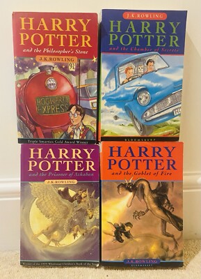 Harry Potter Books 1-4, First Edition (does not include box).