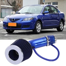 For Mazda 3 2007-2017 3" Engine Cold Air Intake Filter Induction Kit Pipe Blue
