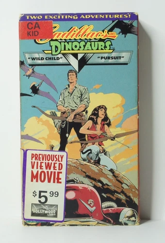 Cadillacs and Dinosaurs - "Wild Child"  "Pursuit" (VHS, 1994)