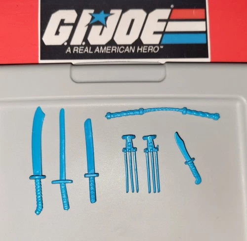 GI Joe Snake Eyes 1993 Complete Weapons Set Original 90's Hasbro Unbroken