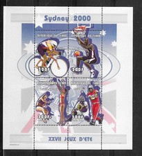 TIMBRES - 2000 - TCHAD - M/S - SPORTS - SYDNEY 2000 - JEUX OLYMPIQUES -