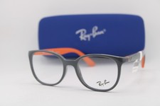 NEW RAY-BAN JUNIOR RB 1631 3963 GRAY ORANGE AUTHENTIC W/CASE EYEGLASSES 47-16
