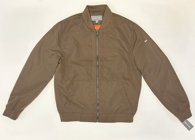 Michael Kors Men's Bomber Jacket Mocah/Brown (MX23592) Size M | eBay
