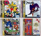 Sonic R Sonic Jam Nights set of 4 Sega Saturn SS Japan Ver. used