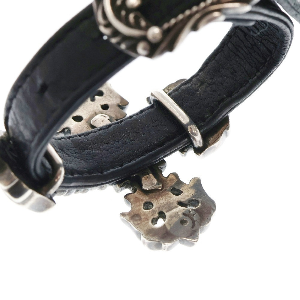 Chrome Hearts Bent Filigree Cross Gunslinger Leather Chrome Hearts Bent Filigree Cross Gunslinger Leather