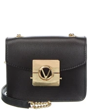 Valentino By Mario Valentino Bijou Bonbonniere Leather Crossbody Women's Black
