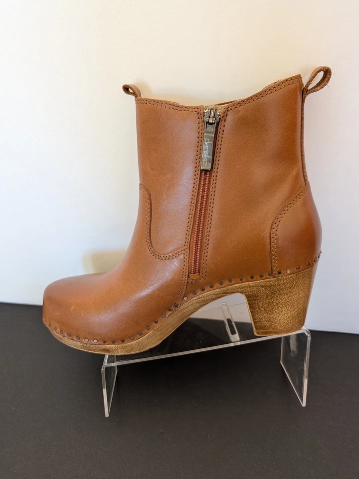 Botas Chelsea DANSKO Shayna Tacón En Equipaje Cuero Pulido Nuevas Talla 38 Foto 2 de 4