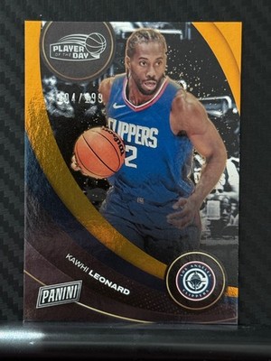 2024-25 Player of the Day KAWHI LEONARD Orange Foil 104/199 #6 Clippers