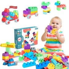 Soft Building Blocks for Toddler, Blocks for Kids 6 Months and up, Large Crea...