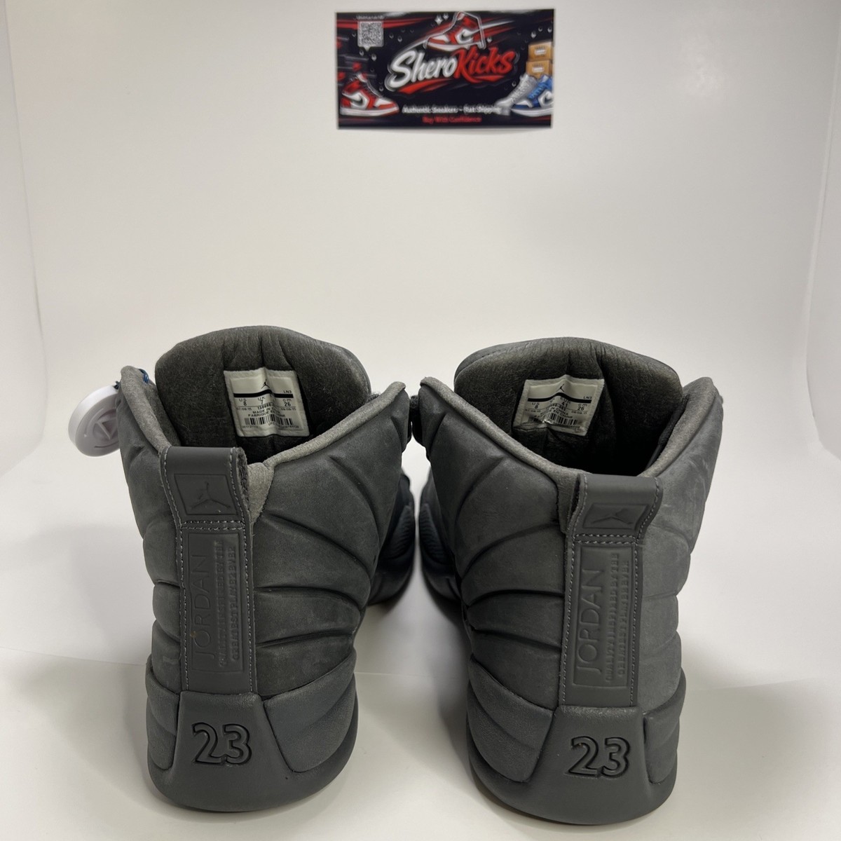 Jordan 12 Retro x PSNY Size 8 Dark Grey 130690-003 OG All‎ Preloved Jordan Brand PSNY x Nike Air Jordan 12 Retro Public School  main image 4
