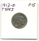 US. Five Cents. Buffalo. 1913-D Type I choice Fine