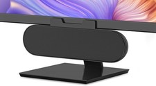 Single Desktop Computer Speaker Clamp-On PC Monitor Speaker with Volume Control