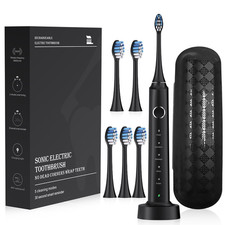Electric Toothbrush Rotating Head Rechargeable Electric Toothbrush for Adults