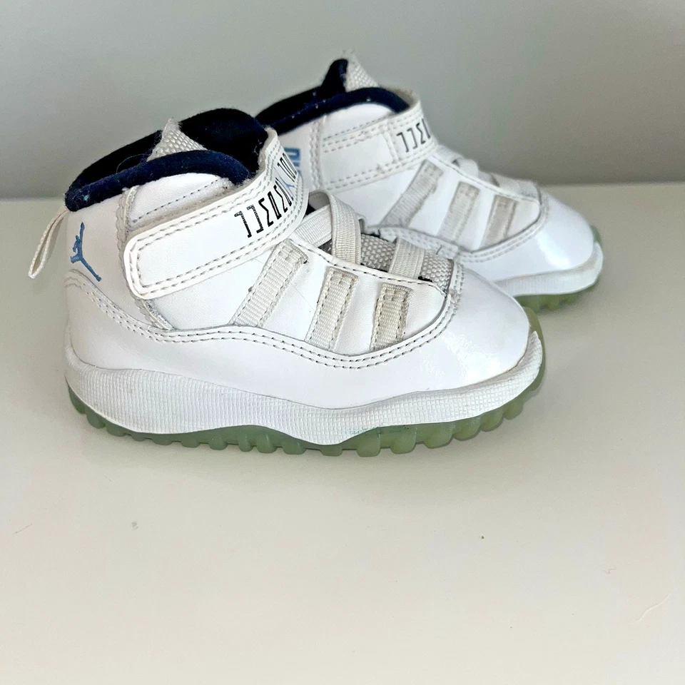 Jordan 11 Retro Concord TD 378040-100 2018 niño pequeño talla 5C Foto 2 de 4