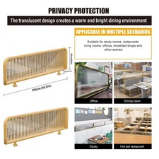 Restaurant Booth Screening Divider Partition Small Glass Screen Home Decor