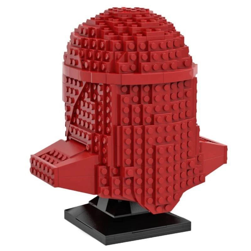 Moc 592PCS The Emperor's Royal Guard Imperial Royal Guard Helmet Building Block - Image 2 of 4