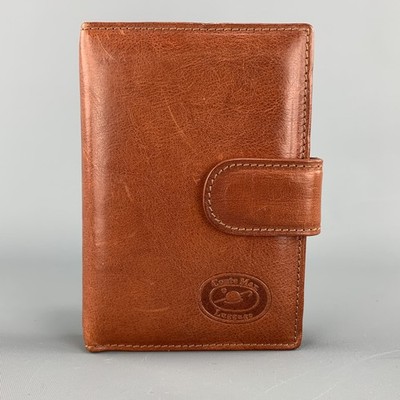 CONTE MAX Hellbraun Leder Handy Kontakte Buch