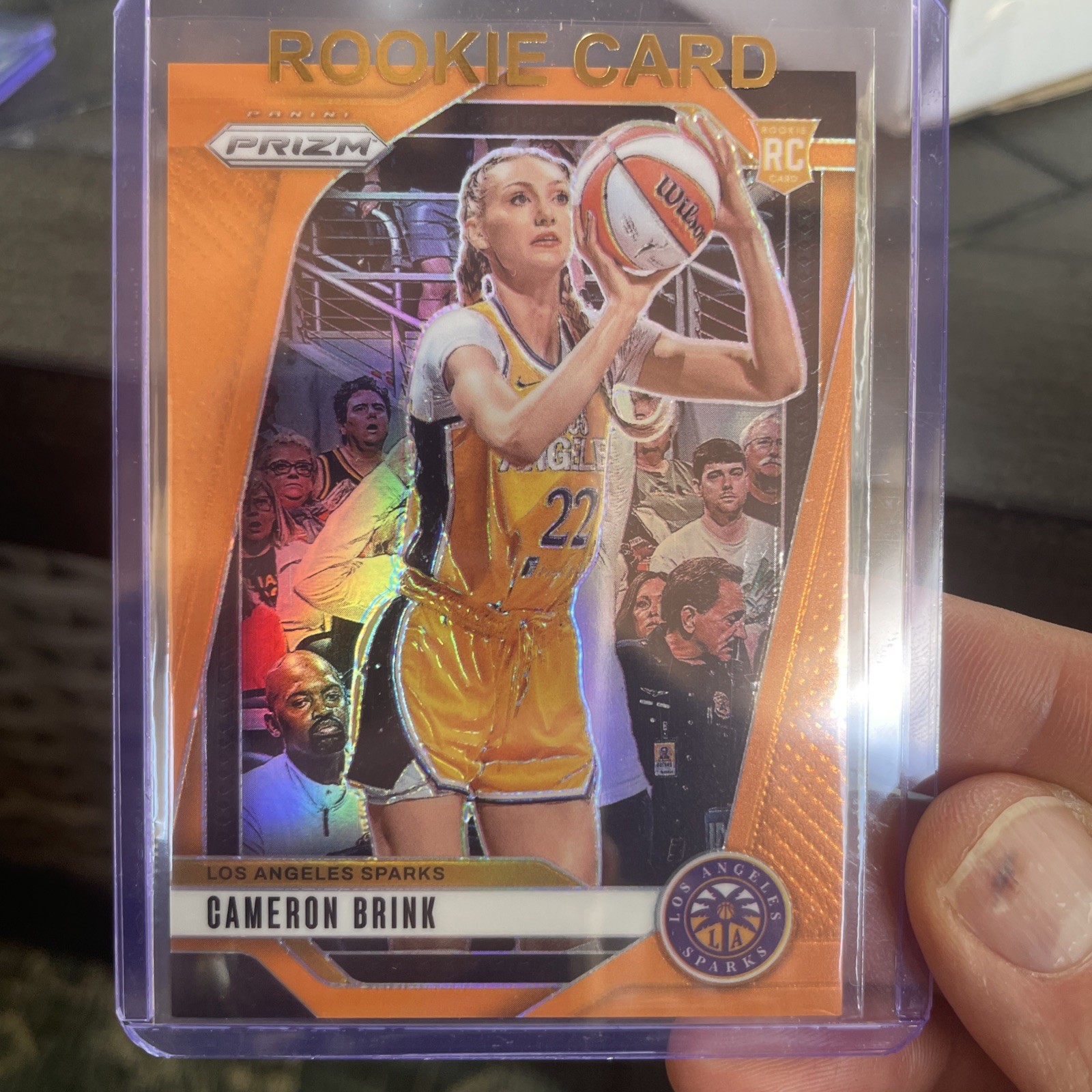 2024 Prizm WNBA #127 Cameron Brink Orange Prizm Rookie RC /99 Los Angeles 🔥
