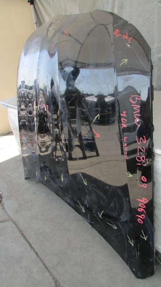 BMW 335D 328i 2009-2010-2011 capó delantero cubierta panel negro OEM Foto 2 de 4