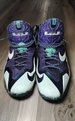 Size 10-Nike LeBron 11 XI  Gator King Gumbo  Basketball Men Shoes 647780 735 (R