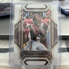 2021 Panini Select Club Level White Prizm /35 Dyami Brown #267 Rookie RC SSP