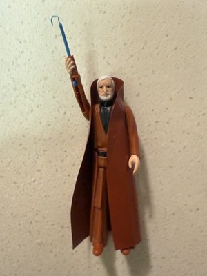 Rare Star Wars ANH 1977 V1 Obi-Wan Kenobi white Hair COMPLETE w/ Saber!