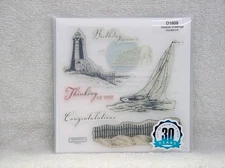 PREOWNED CLOSE TO MY HEART ‘SEASIDE GREETINGS’ STAMP SET #D1609