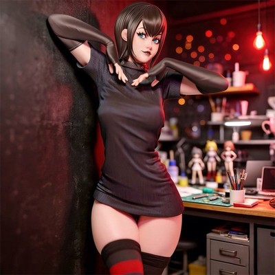 3D Print Mavis Dracula Garage Kit Figure Model Kit Unpainted Unassembled GK