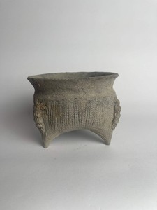 Ancient China Western Zhou Gray Pottery Tripod Vessel