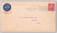Toledo, Ohio, Forbes & Todd Moore's Bookstore mark Un 1905