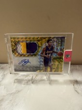 2016-17 Panini Spectra Brandon Ingram #118 Gold /10 Rookie Auto Patch Lakers