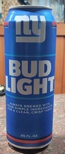 New York GIANTS 2025 Bud Light NFL 25 oz kickoff can - Limited Edition - NEW
