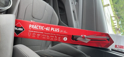 Rubi Practic-61 Plus Manual Tile Cutter 24 in (61 cm) Red, MPN 21979