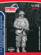 DYNAMO MODEL 35117 WWII U.S. PARATROOPER MARCHING NO. 6 NORMANDY 1944