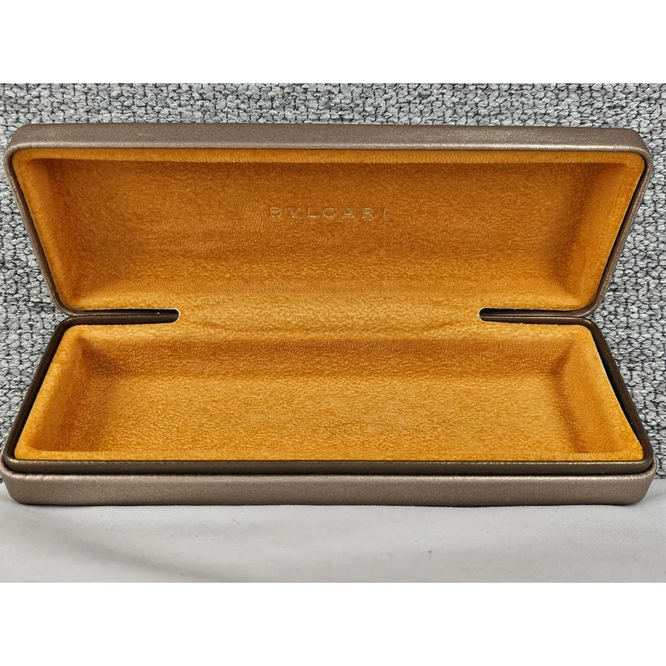 BVLGARI UNISEX CHAMPÁN ESTUCHE RÍGIDO NARANJA FIELTRO FORRADO TALLA ÚNICA Foto 3 de 4